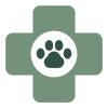 medical paw icon